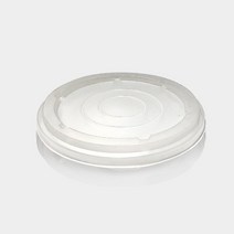 일회용기뚜껑 1000cc 종이용기뚜껑(반투명) 100개