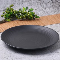 먹토 멜라민그릇 원형접시 10호, 1개