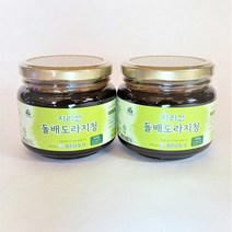 지리산 돌 배도라지청 2병 수제 약도라지청 효능, 500g