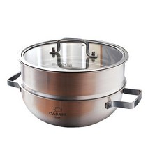 지비유 까사니 베리따 2단 스팀냄비 26cm 찜냄비 찜솥, 단품