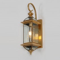 엔틱 스퀘어 1등 벽등 LED ST64 에디슨램프 포함 엔틱 실내외 방수조명, 3개