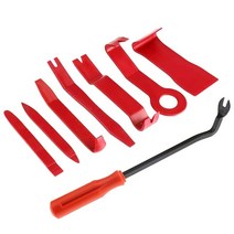 자동차 도어 클립 패널 비디오 대시 보드 키트 트림 제거 도구 세트 8 개 바디 R2LC