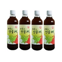 해담은베리 순수 흰민들레즙 흰민들레엑기스 흰민들레진액 생산자 직접판매, 500ml, 4병