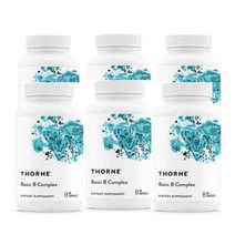 쏜리서치 베이직 비 컴플렉스 60캡슐 6팩 Thorne Research Thorne Research, 60정, 6개