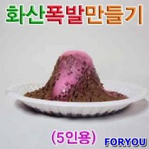 ForU961 화산폭발만들기 5인용 만들기학습 만들기 만들기놀이 역할놀이 체험학습