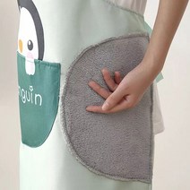 코코 캐릭터 행주 앞치마, 그레이