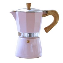 Gnali & Zani VEZ006 IND 핑크 베네치아 커피 메이커 6컵 인덕션 _235604, 3 cups_Pink