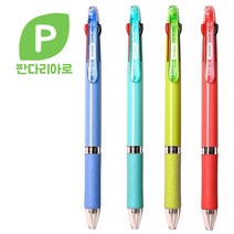 판다리아로 밀룩스 0.7mm 3색볼펜, 4개입, 골고루