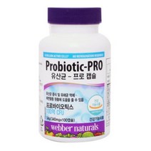 웨버 내츄럴 유산균 프로 340mg 100캡슐 바이오틱스, 3개