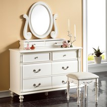 가구대장 이보이 W1200 엔틱서랍장화장대+스툴 eboy-9, 단품