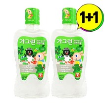 [해피유니몰] (1+1) 가글하는 습관# 충치예방 저자극 가그린 어린이용380ml, 사과향+사과향