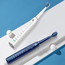 마이딘 소닉 클린 음파 전동칫솔 + 케이스 + 칫솔모 4p, MET-01(네이비)
