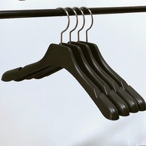 KH인터내셔널 남성용 자켓용옷걸이 10개, 여성용 블랙, 6개