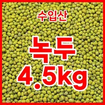 수입산 녹두 통녹두 수입녹두(중국산) 4.5kg, 1개