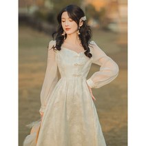 셀프웨딩 드레스 연주 파티 들러리 셀프웨딩 원피스