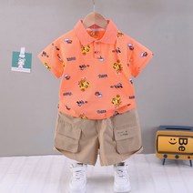 ALMXH 새로운 여름 아기 옷 한 벌 아이들 여아 소년 유행 만화 t-셔츠 반바지 2 개/대 유아 우연한 복장 아이 운동복