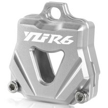 오토바이 CNC 키 커버 캡 크리 에이 티브 제품 케이스 셸 Yamaha YZFR25 YZFR6 YZFR3 YZFR1 YZF R25 R6 R3 R1 액세서리, Sliver-YZFR6