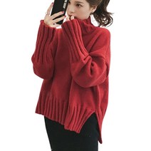 리더스타 여성스웨터 여성니트 스웨터 니트 루즈핏 긴팔스웨터 라운드넥