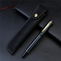 만년필 재팬 베스트 라미 펜 입문용 선물용 형만년 정교한 펜 일 선 펜 이리듐 잉크 없음, 01 Leather case and pen, 한개옵션1