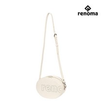 레노마골프 여성 레터링 탬버린 백 RWABJ5826-100, WHITE