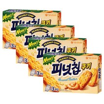 오리온 피넛칩 쿠키 192g, 4개
