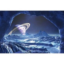 MOON.QG 사진 배경 갤럭시 성운 행성 소년 생일 파티 장식 우주 별 반짝이 소품, 11 2THXY00012_06 300x200cm