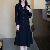 가을 데일리 회사복 빅사이즈 원피스 5월하객룩 벚꽃코디 축제 봄여자옷 B93
