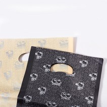 인터바겐 손잡이 PE 쇼핑 팬시봉투 링봉투 비닐 반투명 불투명 봉투 쇼핑백, 30호 100매 검정