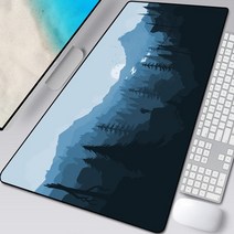 야구 스트라이커존 그물망 네트 피칭 배팅 연습 Deep Forest Firewatch 노트북 게이머 마우스 패드 게임용 대형 잠금 장치 키보드 70x30 cm Deak Mat fo, kanhuoren-022+600x300x2mm