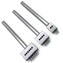 갈색가죽 가죽공예 오울 그리프 펀칭형 4mm 4날, 1개