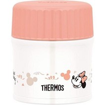 THERMOS 써모스 보온병 직장인 밥통 푸드자 런치박스 소풍 용기 257934, beige pink Minnie_만화