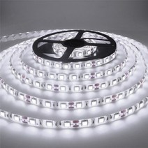 12V LED바 5M 세트 5050칩 단색 RGB 네오픽셀 LED 간접 커튼 수면 조명, 웜화이트