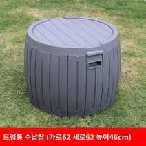 야외 수납장 농기구보관함 발코니 데크 플라스틱창고 발코니 보관 캐비닛 야외 정원 보관함 방수 및 햇빛 차단 안뜰 도구 정리함 잡다한, A.1, Y.밝은 색상의 배럴 캐비닛