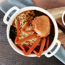 속초 자숙홍게 라면 밀키트 1인가구 혼밥 캠핑 여행 간편조리 2인용 700g, 홍게라면 밀키트 1개+오동통면 1개 추가