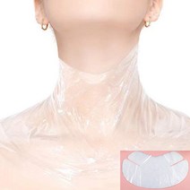일회용 비닐 목 보습 유지 커버 시트 마스크 100매, 단품, 단품