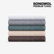 송월타월 미니핸드타올 5장, 진초록, free