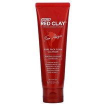Missha Amazon Red Clay 포어 팩 폼 클렌저 4.05fl oz(120ml)