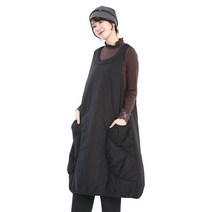 BL9758 항아리 본딩 민소매원피스 패딩원피스