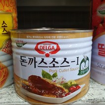 롯데푸드 돈까스소스 대용량 돈가스 소스 맛있는소스 전문가용 1.8kg, 3캔