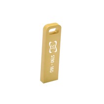 에스티원테크 ST90 USB 메모리 메탈 스틱, 16GB, 골드