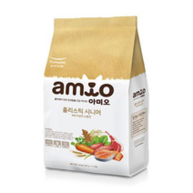 아미오 시니어 생선 홀리스틱 반려견 사료, 1.4kg, 2개