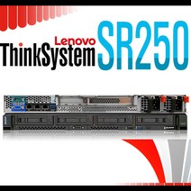 LENOVO ThinkSystem SR250 E-2224 3.4G 4C 16GB 1TBx2 450W(파워이중화가능)