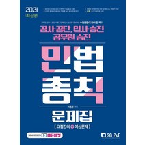 2021 민법총칙 문제집:공사·공단 입사·승진 공무원 승진 | 요점강의+예상문제, 서울고시각(SG P&E)