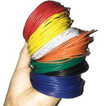 장원선 장원선 1.5 장원형전선 장원선 vctf-k 2.0 5m UL1007 와이어 24awg PVC 전자 케이블 UL 인증 0.2, 01 white_01 5meters_01 24 AWG