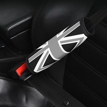 자동차 안전벨트 버클 커버 2P 가드 쿠션 2개 1+1 차량 안전밸트 차량용, 유니언잭 1P