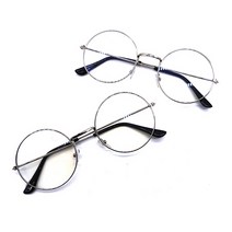 둥근 안경테 은색 도수없는안경 실버 은테 동글이