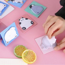 포스트잇 동물그림 8종 점착메모지 귀여운 팬시용품, 다람쥐(b) 1p