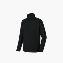코오롱스포츠 남성 터틀넥 티셔츠 TLTBW21503BLK SW3