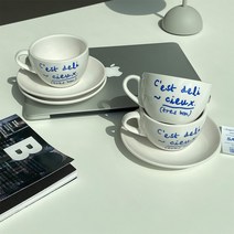 세임디 마레 커피잔 빈티지커피잔 컵앤소서 오브제 집들이선물 라떼 아메머그컵