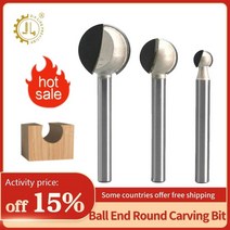 루터날 목공 라우터 비트 나무 조각 루트 대한 메트릭 볼 나이프, 02 3x6_01 1pc